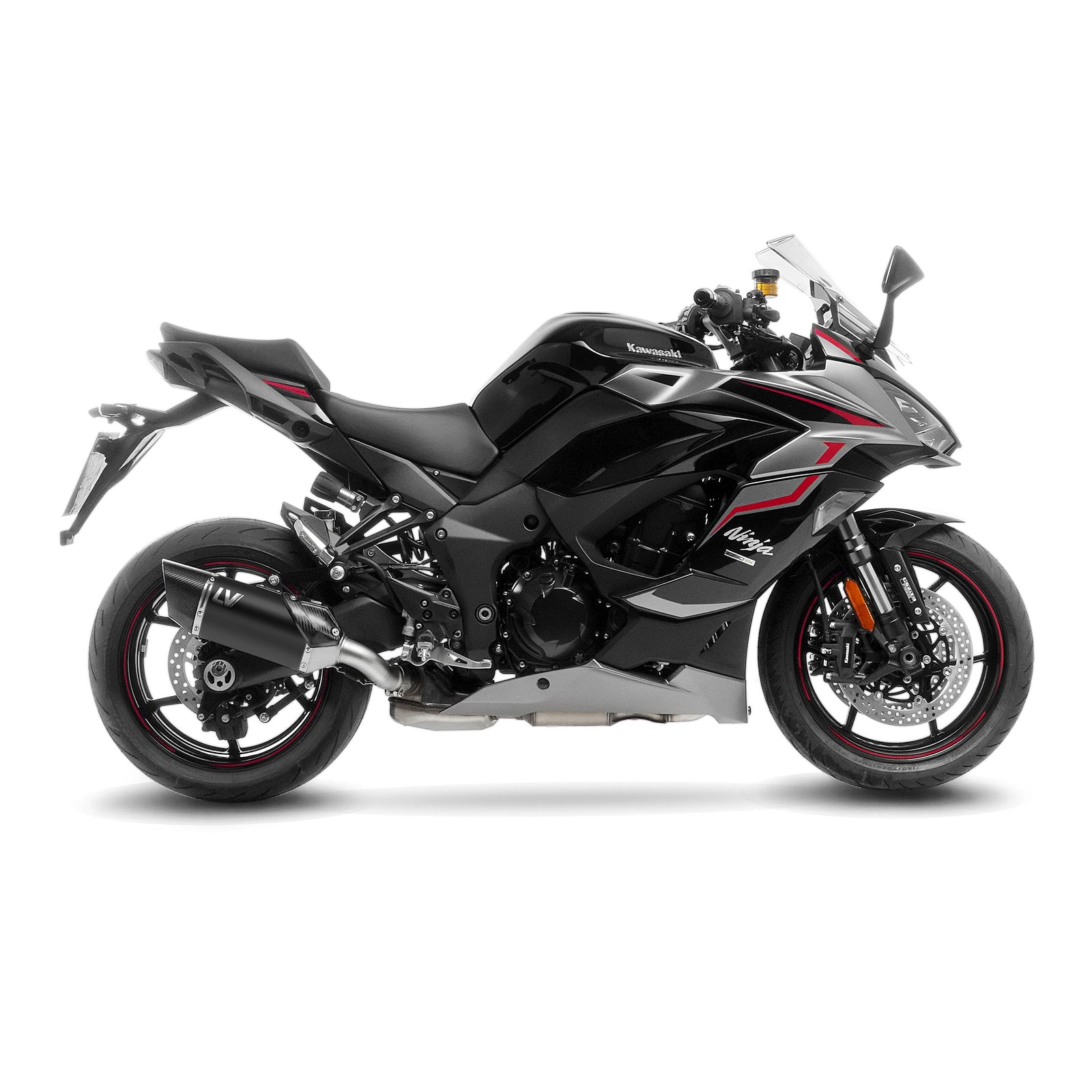 LeoVince Lv-14 R Black Edition (15639BU) - for KAWASAKI | NINJA 1000 SX/TOURER | 2020 - 2024 - image 1 of 10