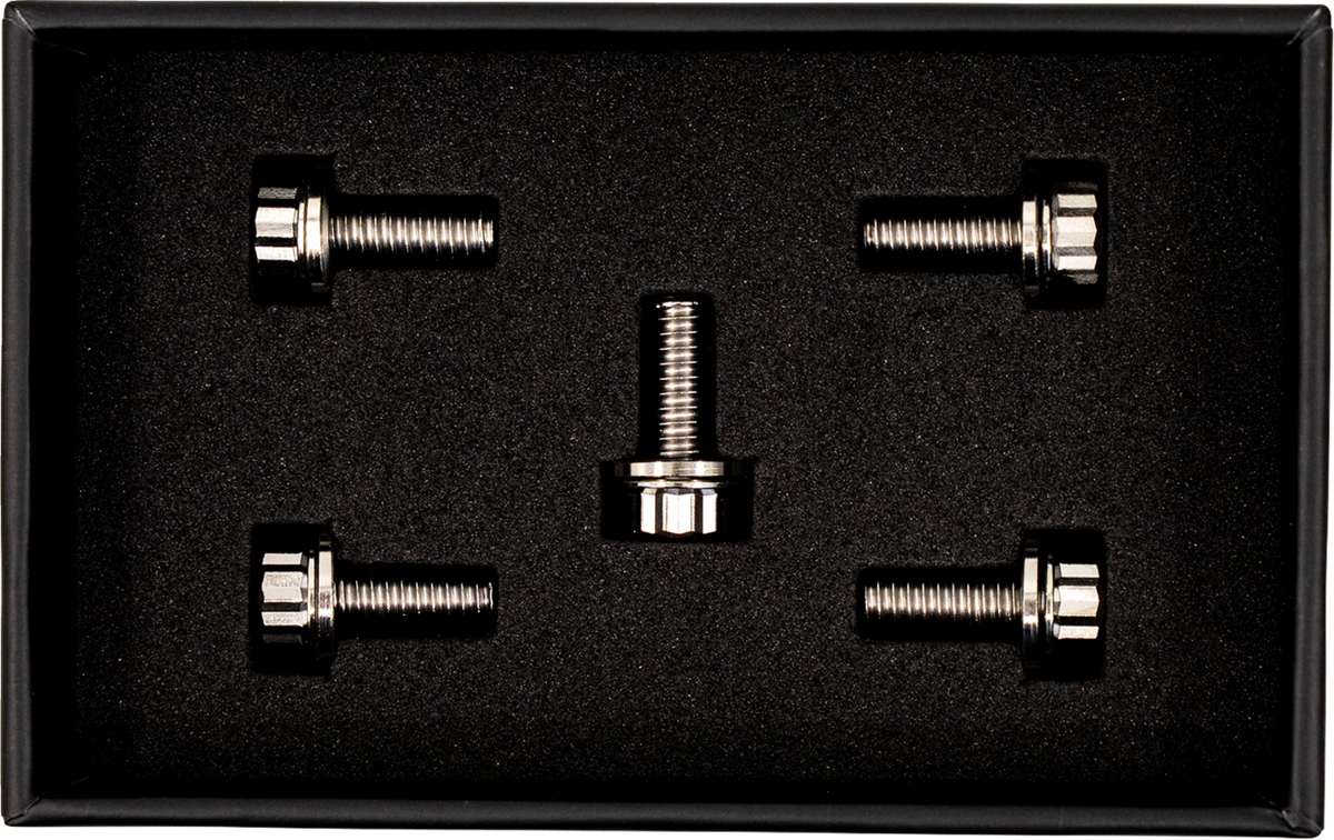 Trask Bitchin' Bolts Hardware Kit - Titanium - M8 - Derby Cover