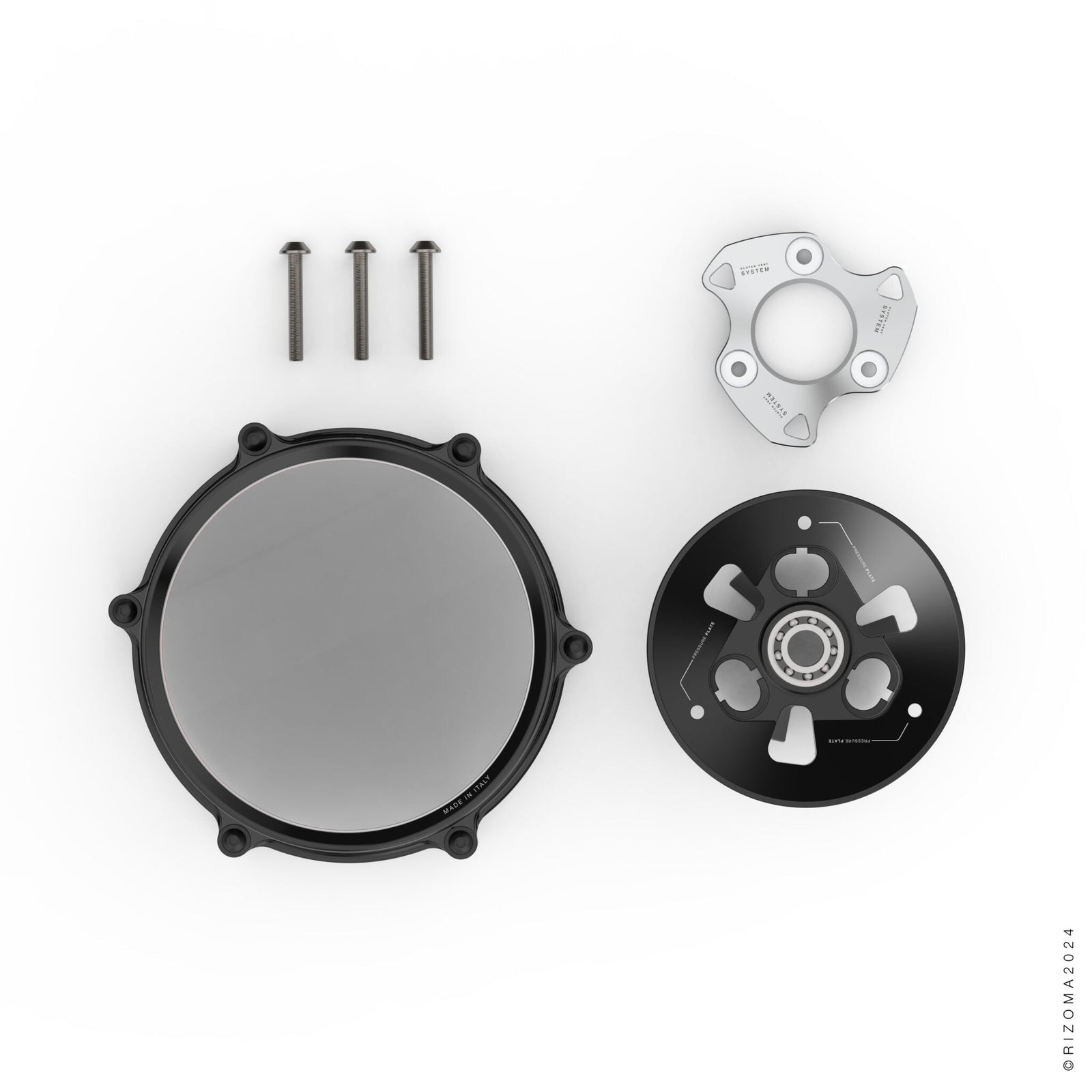 Rizoma Clear Clutch Cover Kit for Ducati Panigale V4 V4S