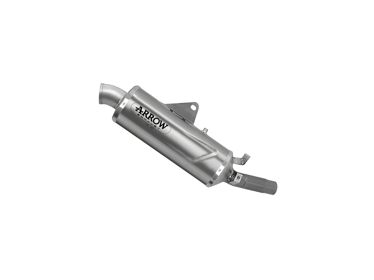 72647PO Indy Race Evo Titanium Slip On With Steel End Cap