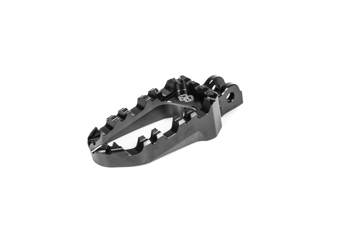 Gilles Tooling Pro-X Enduro Replacement Footrests, Rider, Black