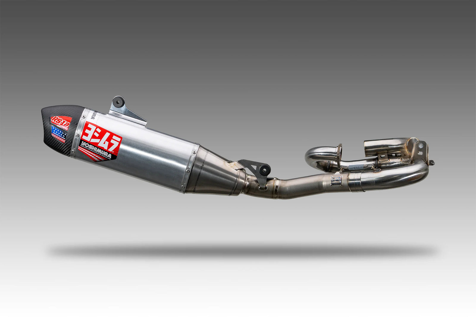 Yoshimura YZ450F 2026 RS-12 Stainless Titanium Full Exhaust, W/ Aluminum Muffler