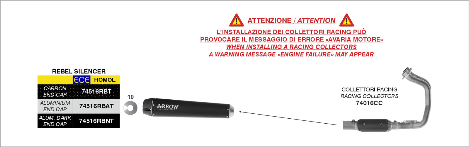 74016CC Racing Headers