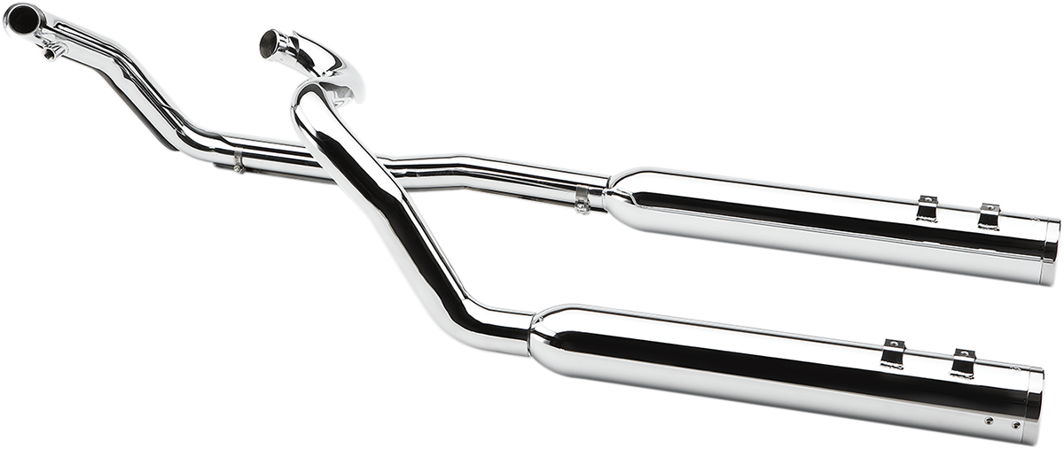 Cobra True Dual Headpipes - Chrome - '07-'08 FL
