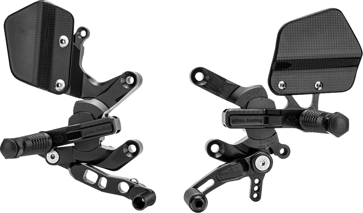 Gilles Tooling Adjustable Rearset - Black - KTM
