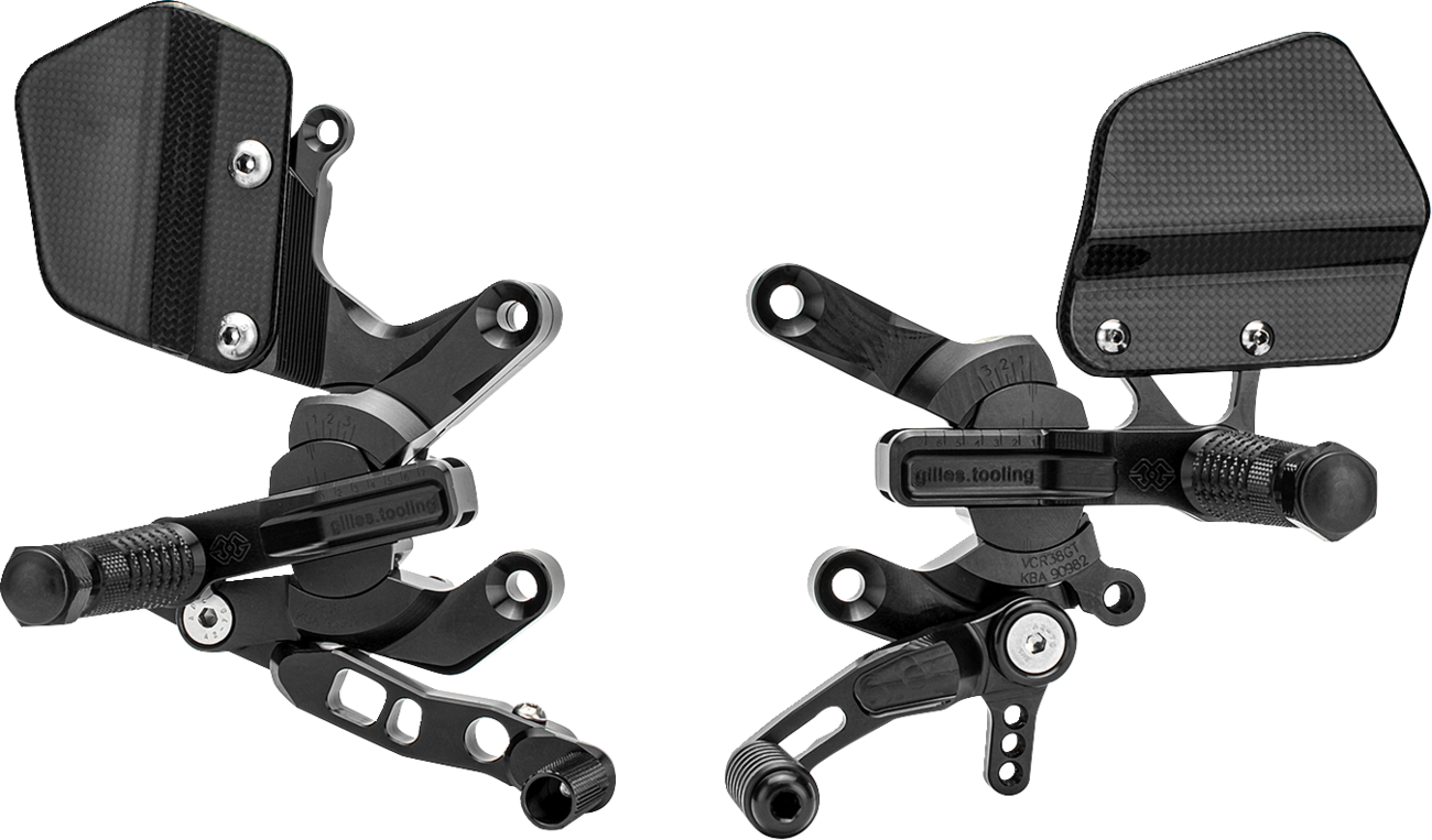 Gilles Tooling Adjustable Rearset - Black - KTM
