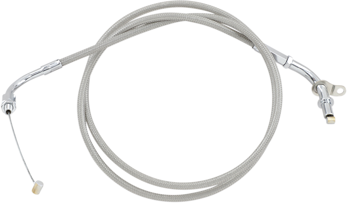 Motion Pro Armor Coat Stainless Steel Throttle/Idle Cable For Cruisers - Pull - Royal Star