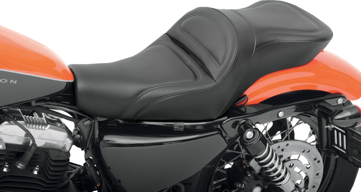 Saddlemen Seat - Explorer™ - Without Backrest - Stitched - Black - XL '04-'22