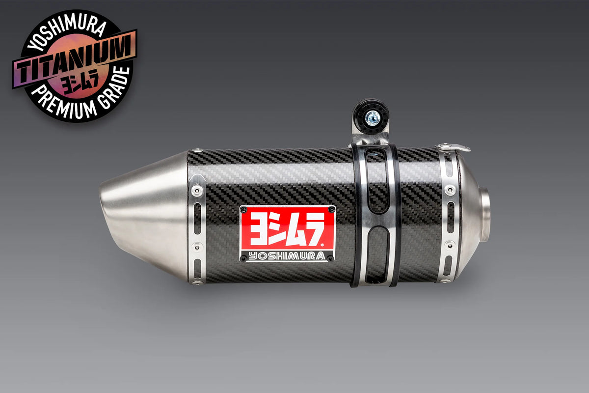 Yoshimura Builder Series RS-3 CF Mini Bike Muffler Kit