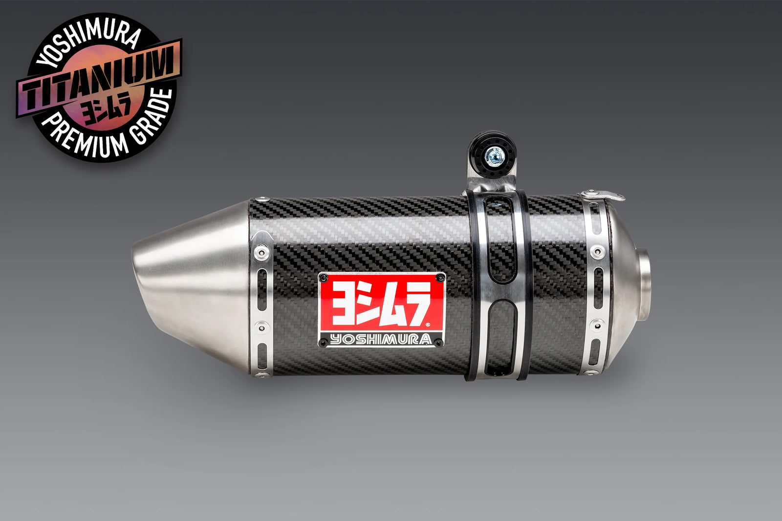 Yoshimura Builder Series RS-3 CF Mini Bike Muffler Kit