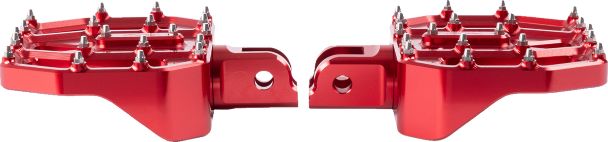 Thrashin Supply CO. Mini Aggressor Floorboards - Red - Front