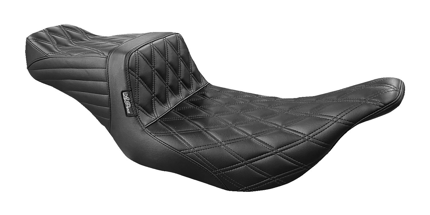 Le Pera Tailwhip Seat - Double Diamond - Black - FL '97-'07