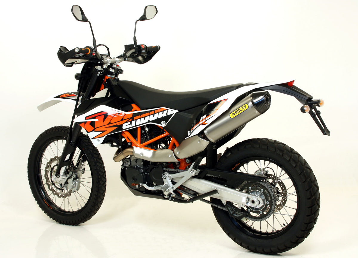 Race-Tech Titanium Slip On With Carbon End Cap