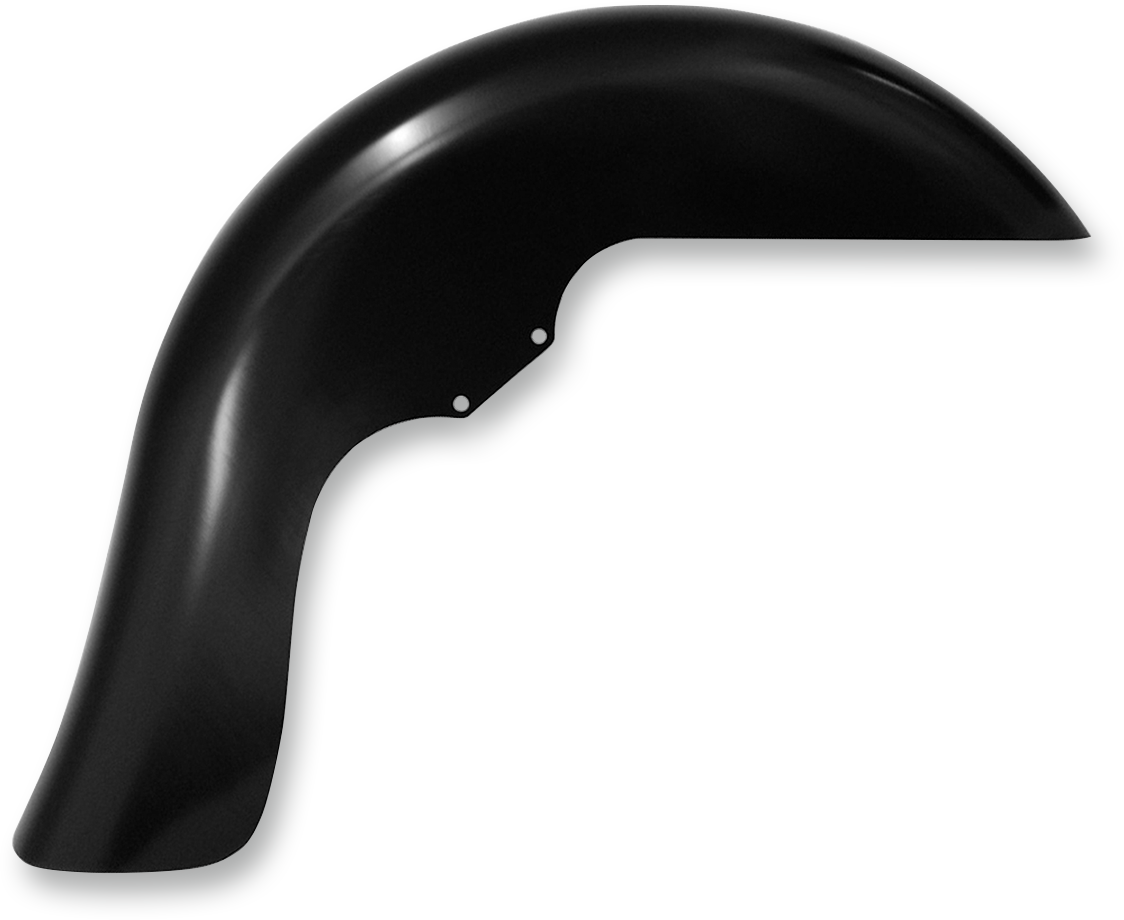 Klock Werks WFB™ Benchmark Front Fender - For Raked Trees - Black - HD Touring/Trike '83-'13
