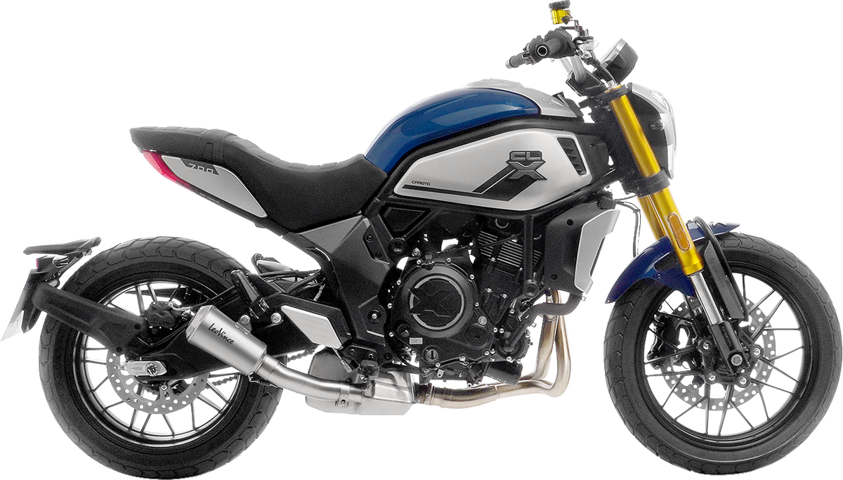 LeoVince LV-10 Slip-On Muffler - Silver