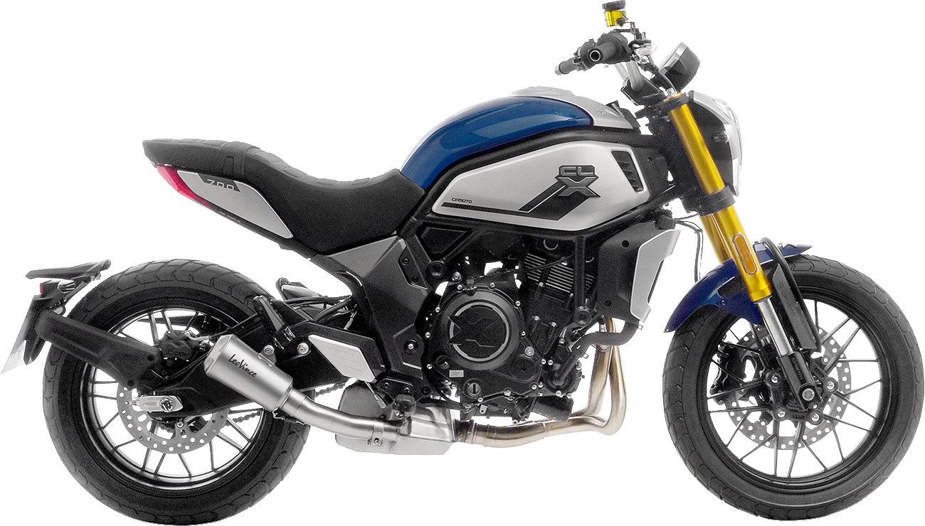 LeoVince LV-10 Slip-On Muffler - Silver