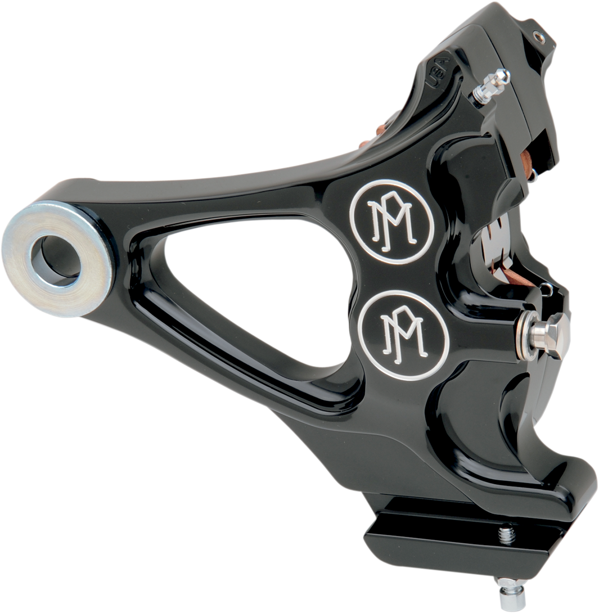 Performance Machine (PM) 4-Piston Caliper - Rear - Contrast Cut™ - 84-99 Softail