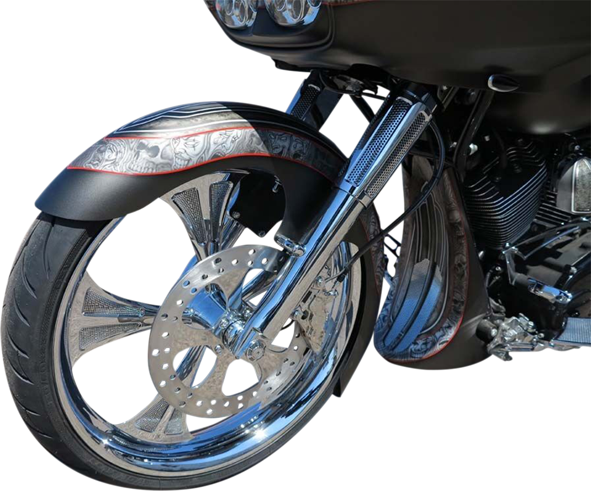 Paul Yaffe Bagger Nation Thicky Front Fender - 21" Wheel - With Satin Spacers - HD - Touring/Trike