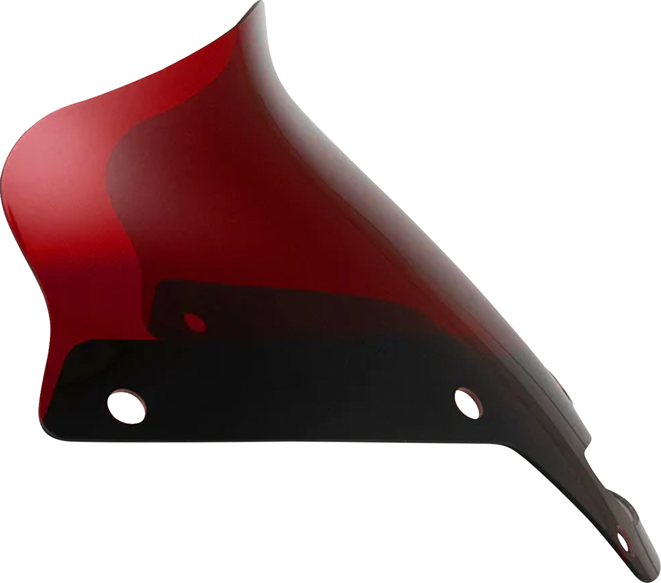 Klock Werks Kolor Flare® Windshield - 6" - Red - '22-'25 FXLRST