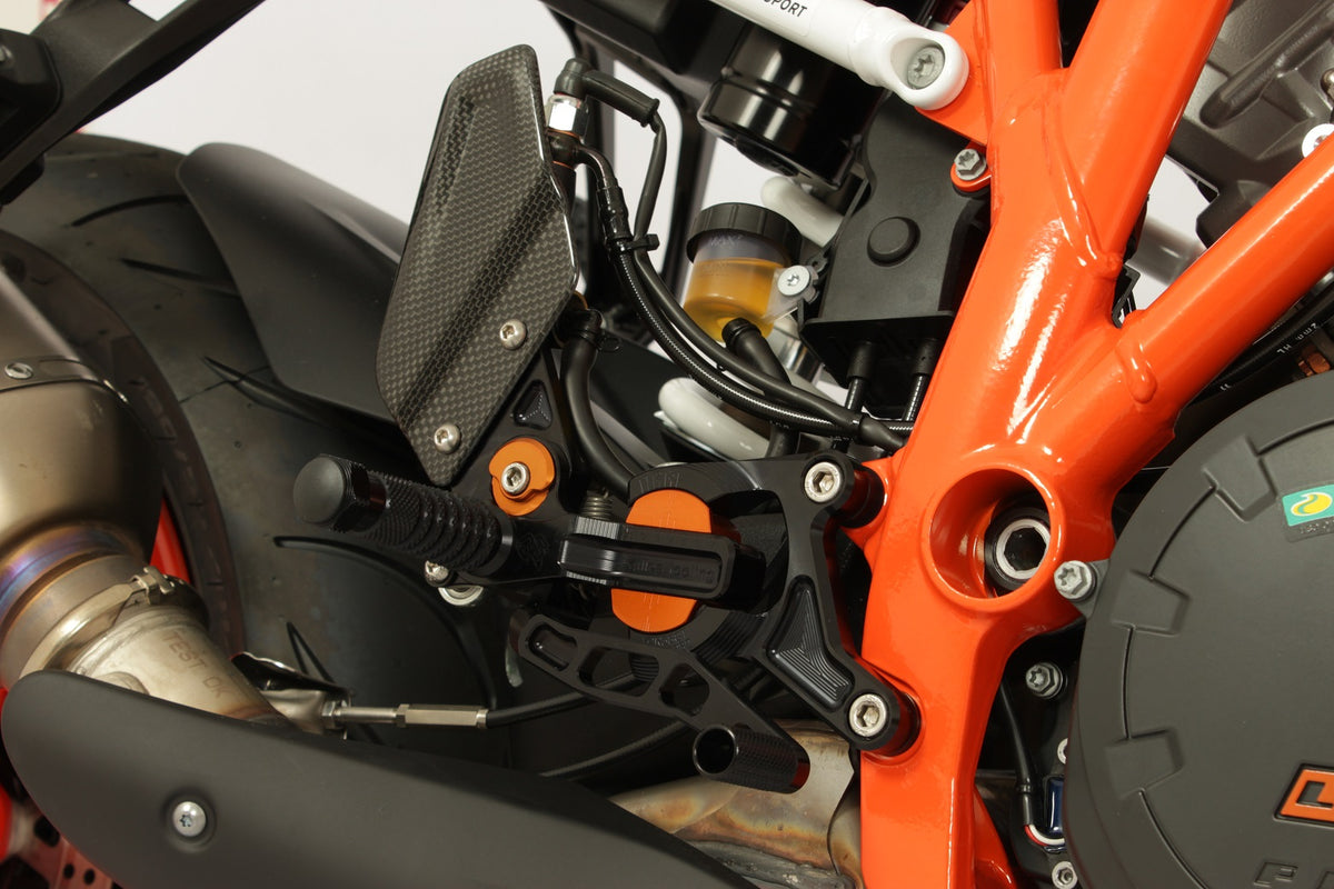 Gilles Tooling Footrest System VCR38GT Black