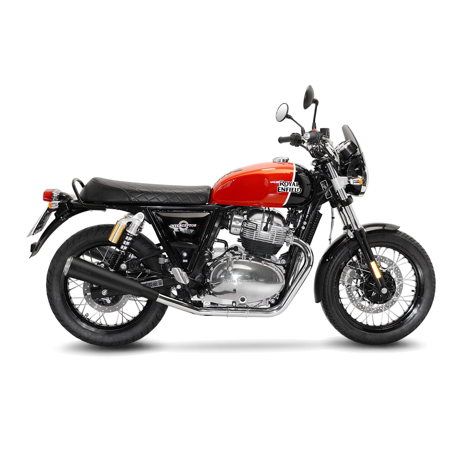 LeoVince Classic Racer Black Edition (15007BU) - for ROYAL ENFIELD | CONTINENTAL GT 650 / INTERCEPTOR 650 | 2019 - 2026 - image 1 of 4