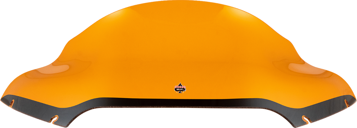 Klock Werks Kolor Flare® Windshield - 9" - Orange - '15-'25 FLTR