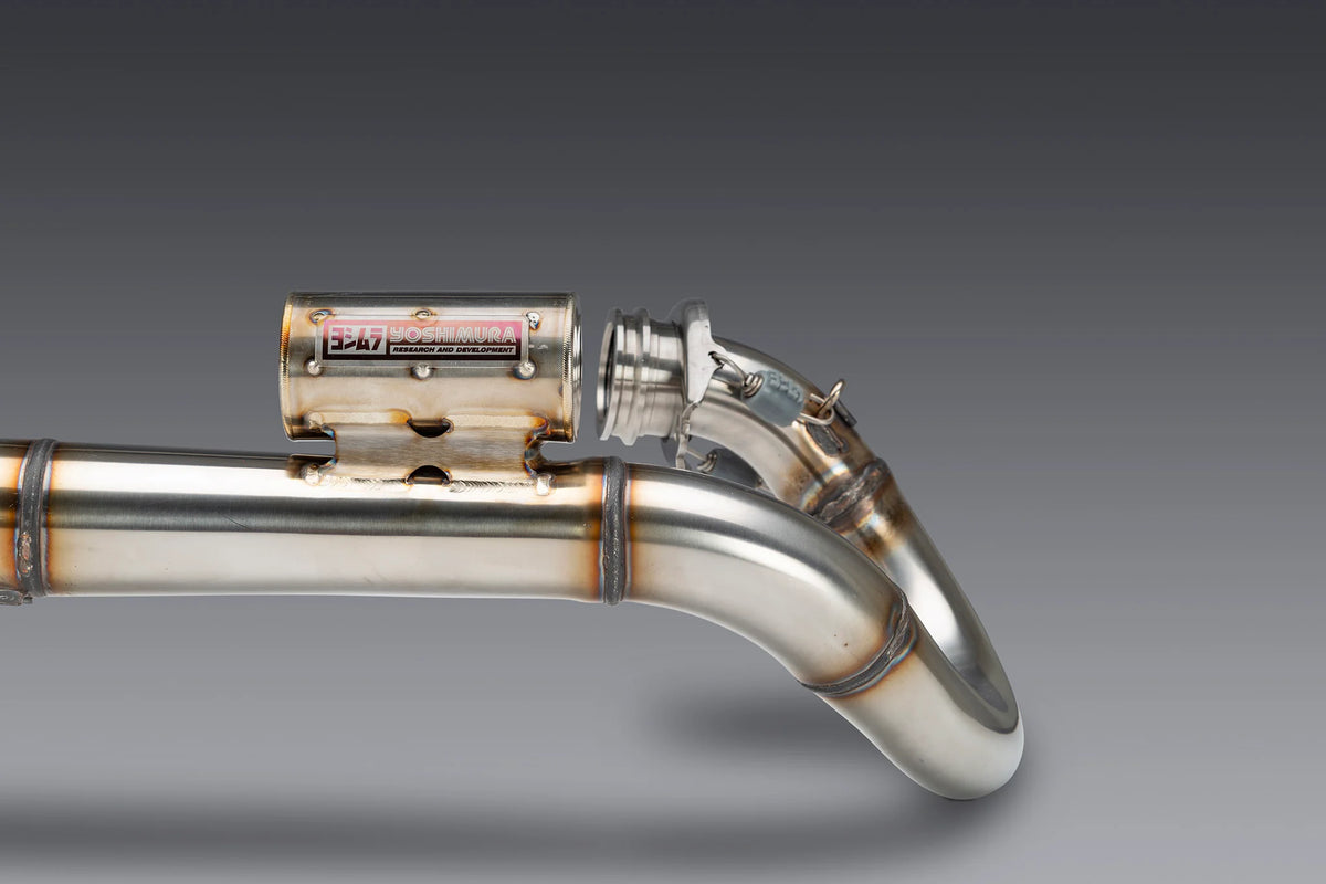 Yoshimura CRF250R/RX 25-26 RS-12 Stainless Full Exhaust, W/ Stainless Muffler