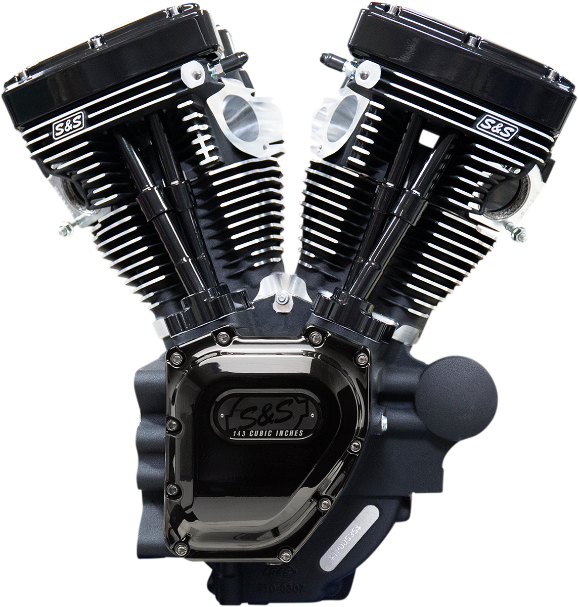S&amp;S Cycle T143 Long Block Engine - Black Edition - Touring
