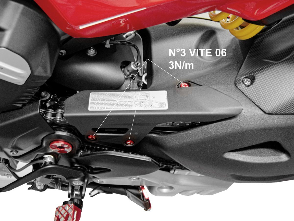 Ducabike DBK KVT45 Diavel V4 Chain Guard Screw Kit