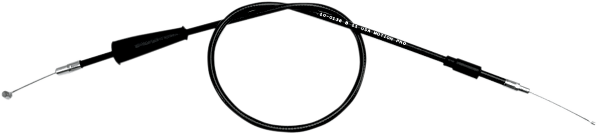 Motion Pro Black Vinyl Throttle Cable - Push/Pull - '01-'11 KTM 50