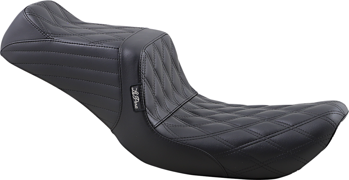 Le Pera Tailwhip Seat - Double Diamond - Black - FXD '99-'03