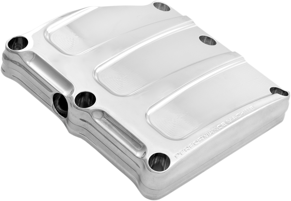 Performance Machine (PM) Transmission Top Cover - Scallop - Chrome
