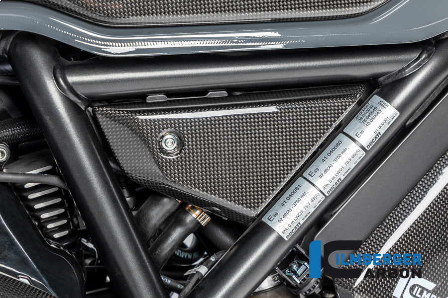 Ilmberger Carbon Cover Under The Frame Right Ducati Scrambler 1100 From 2017 - Gloss