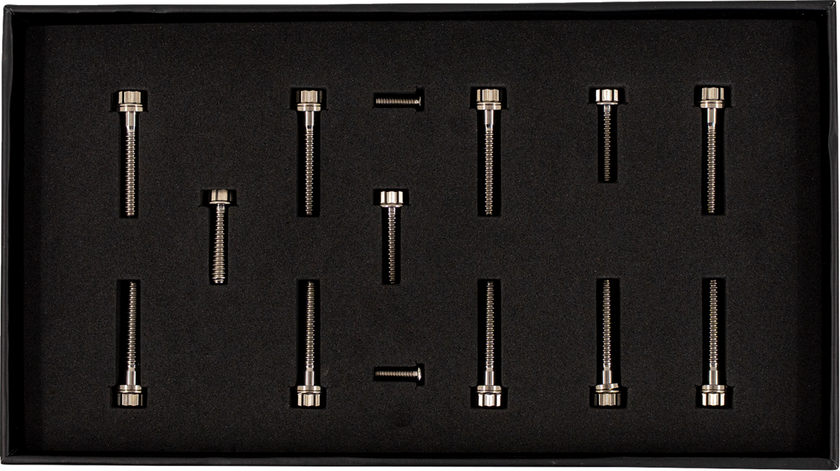 Trask Bitchin' Bolts Hardware Kit - Titanium - M8 - Cam Cover