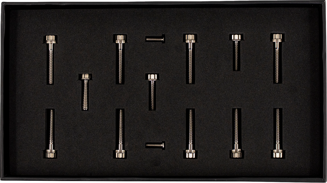 Trask Bitchin' Bolts Hardware Kit - Titanium - M8 - Cam Cover