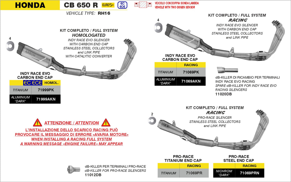 71069CC Racing Headers