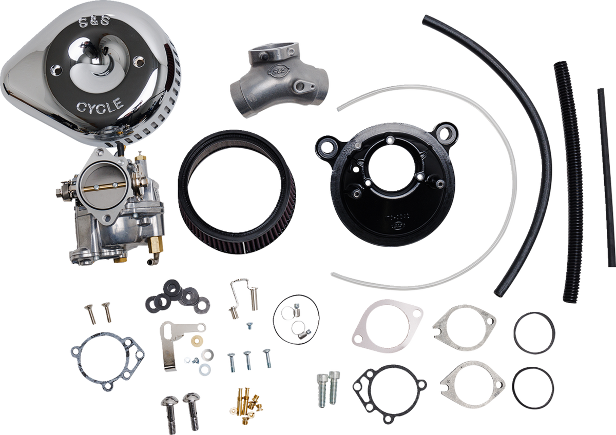 S&amp;S Cycle Super G Carburetor With Stealth Air Cleaner Kit - Chrome - Twin Cam