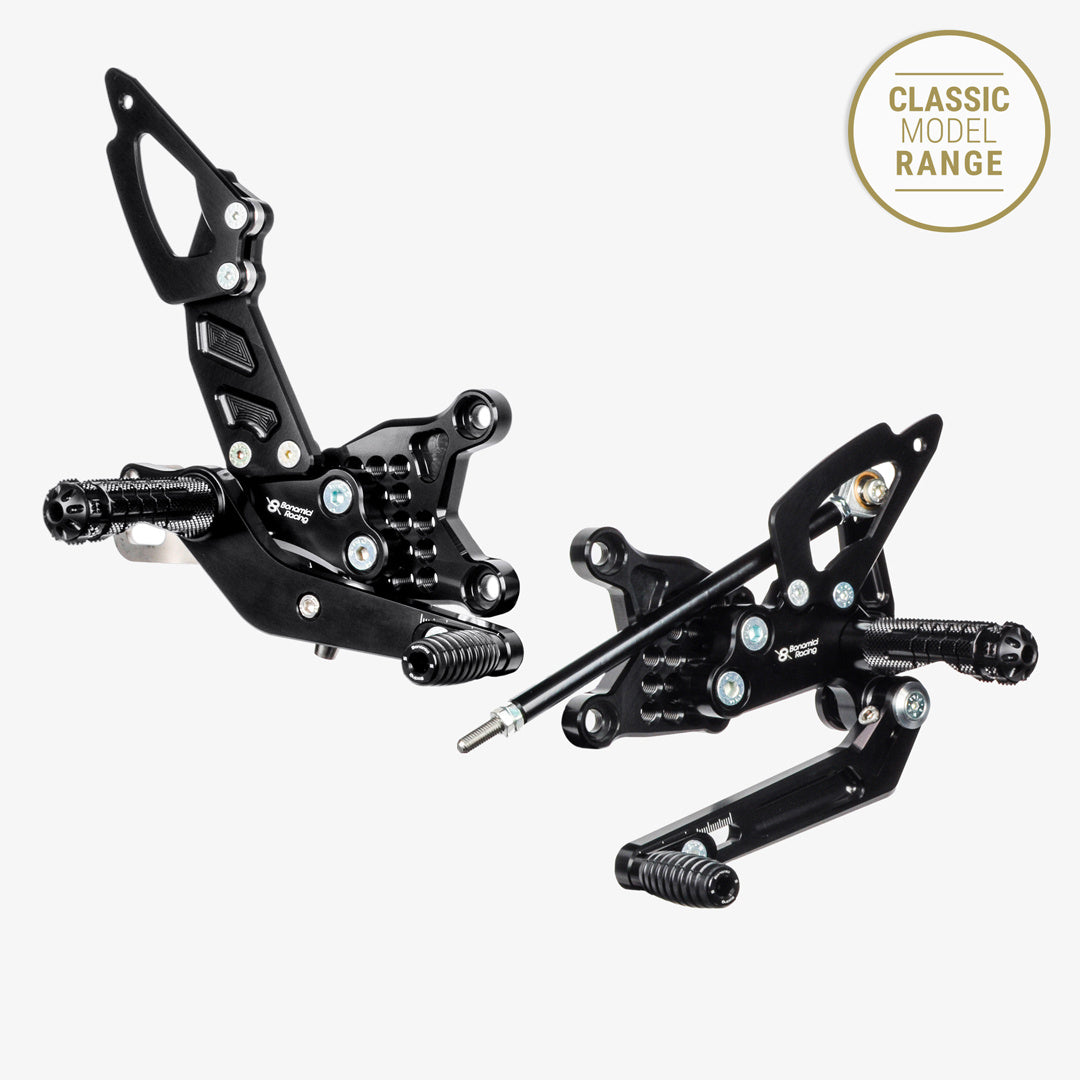 Bonamici Racing Adjustable Rearsets (Reverse Shifting) - Aprilia RSV4 APRC - Tuono V4 APRC