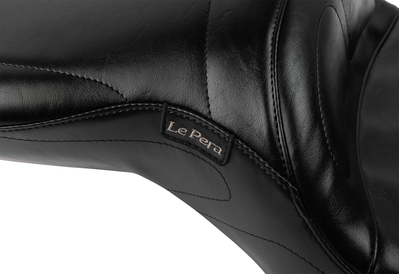 Le Pera Maverick Seat - With Backrest - Black - FLH/FLT '23-'25