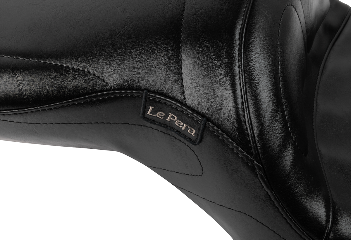 Le Pera Maverick Seat - With Backrest - Black - FLH/FLT '23-'25