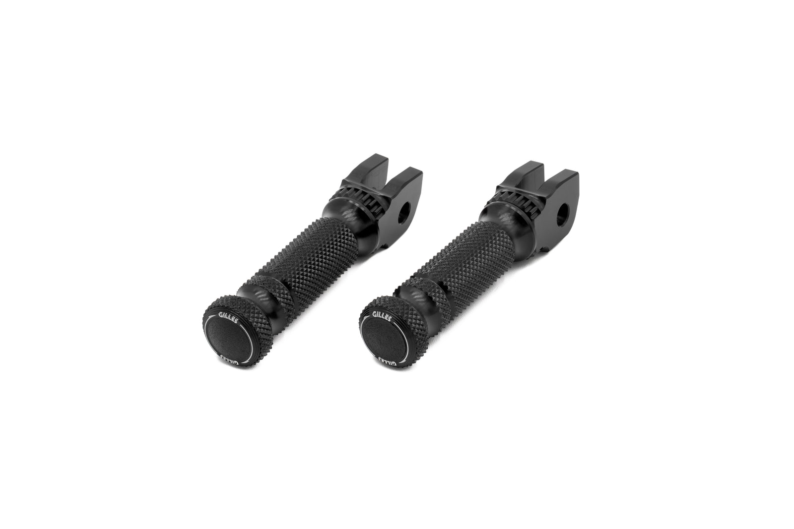 Gilles Tooling Replacement Footrests Sport, Rider, Black