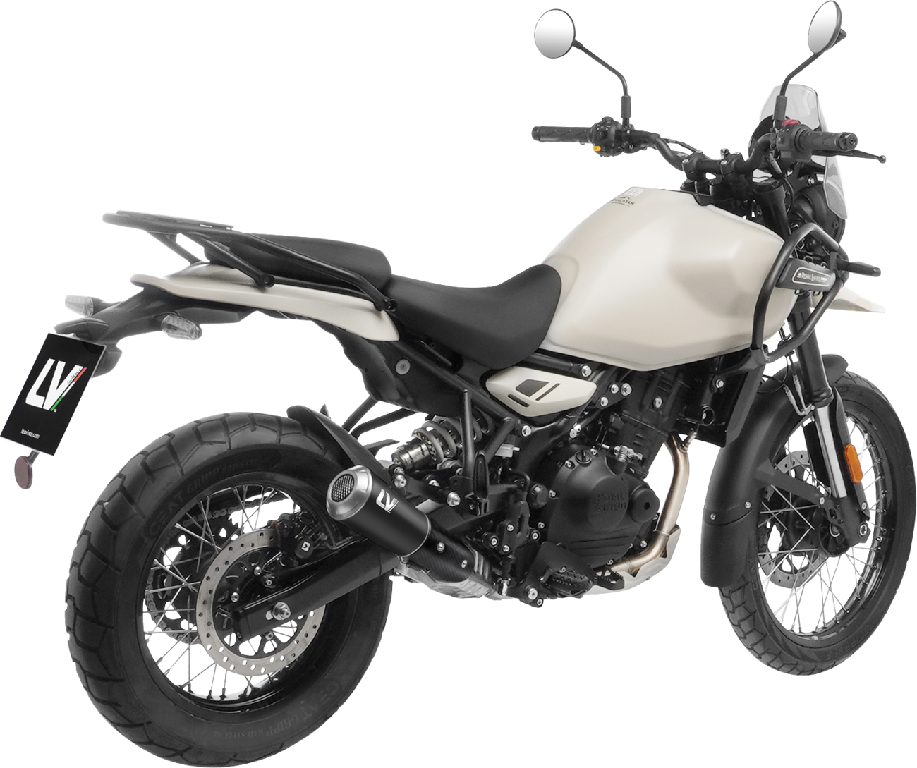 LeoVince LV-10 Slip-On Muffler - Black / Ceramic / Matte
