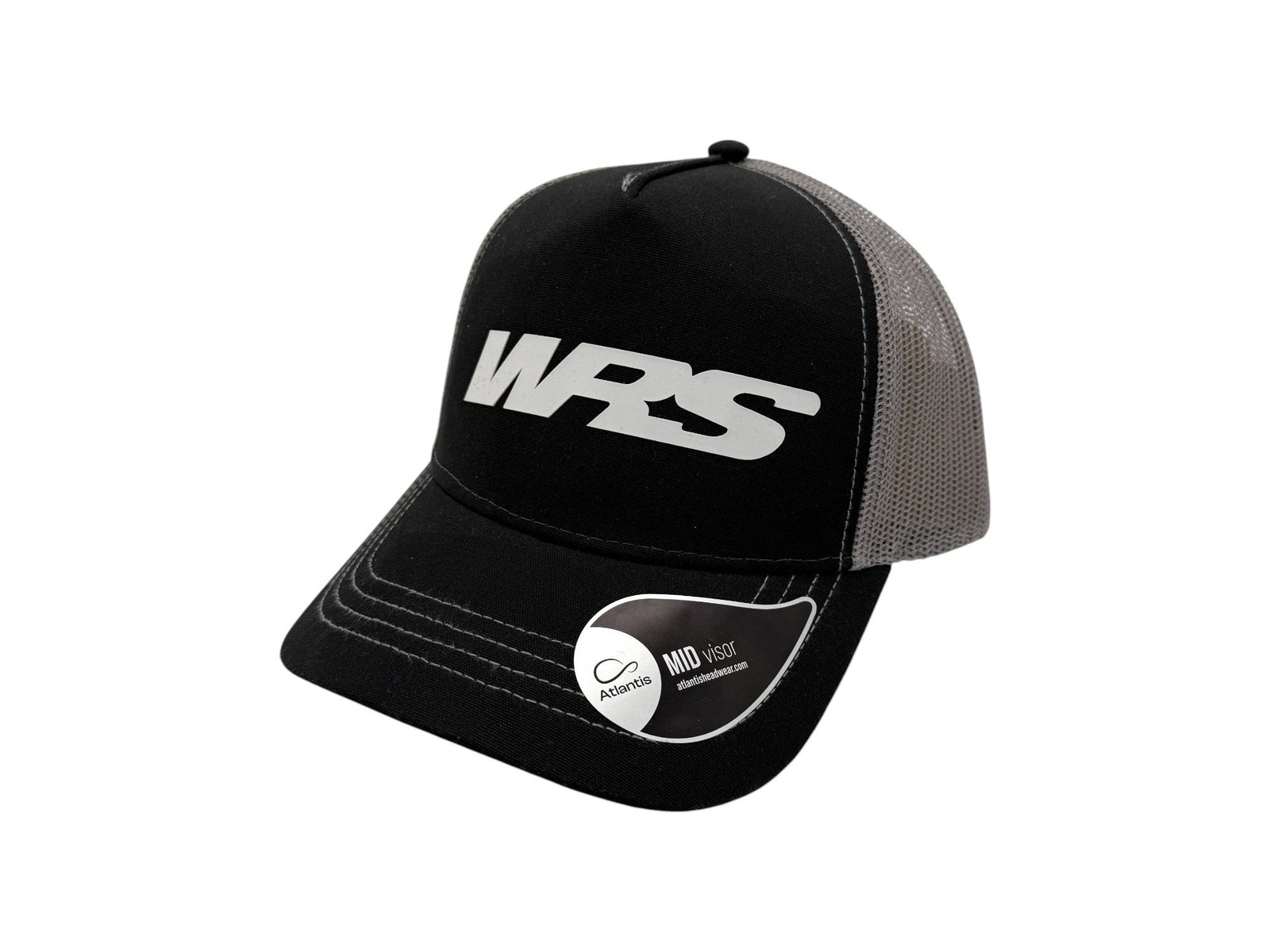 WRS ORIGINAL CAP WITH VISOR BLACK GREY