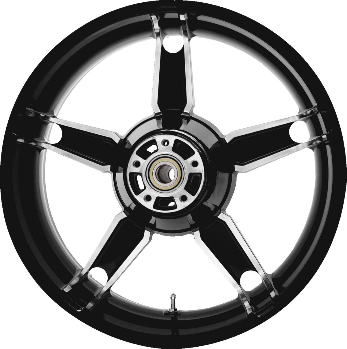 Coastal Moto Wheel - Daytona - Rear - Single Disc/With ABS - Black Cut - 18x5.5