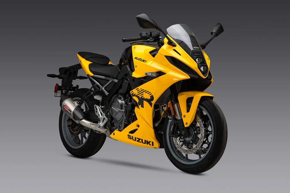 Yoshimura GSX-8S/R/T/TT 23-26 AT2 Stainless Full Exhaust, W/ Stainless Muffler