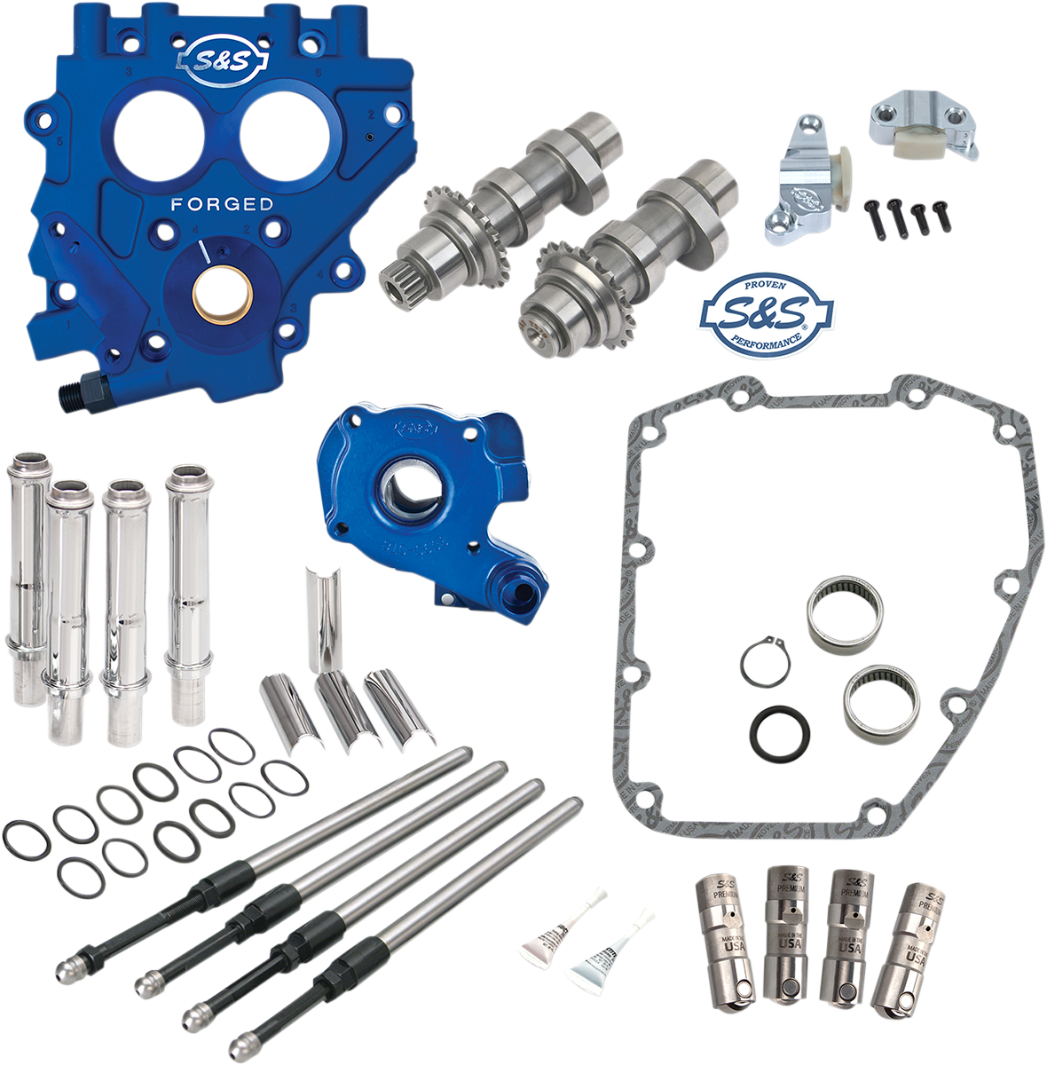 S&S Cycle Cam Chest With Plate Kit - 585C - Standard Cams - Twin Cam