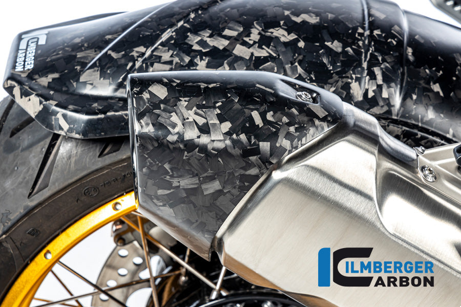 Ilmberger Carbon Exhaust End Cap Protector BMW R 1300 GS - Matte / Forged