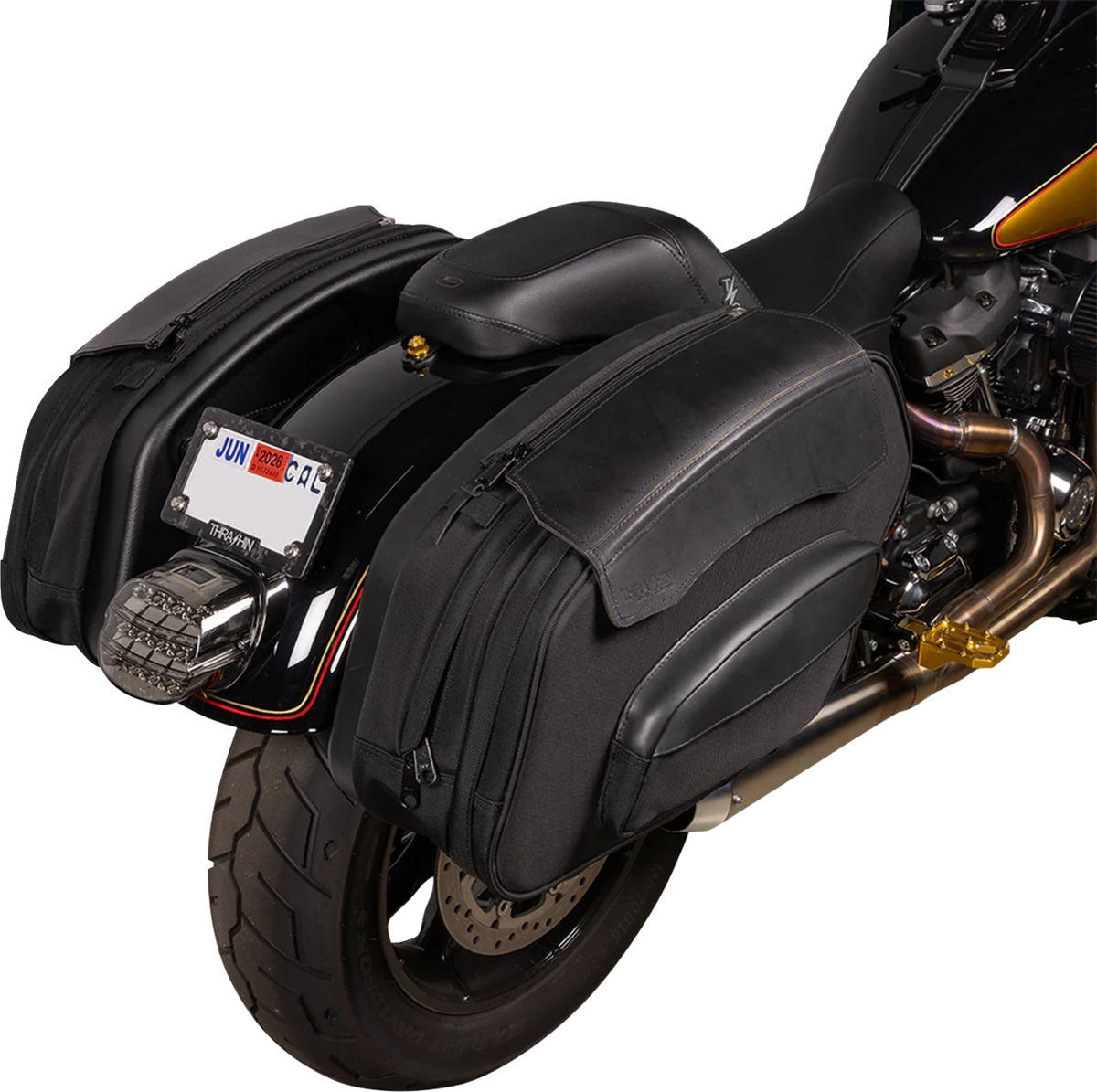 Thrashin Supply CO. Sport Saddlebags - Quick Detach - 60 Liter