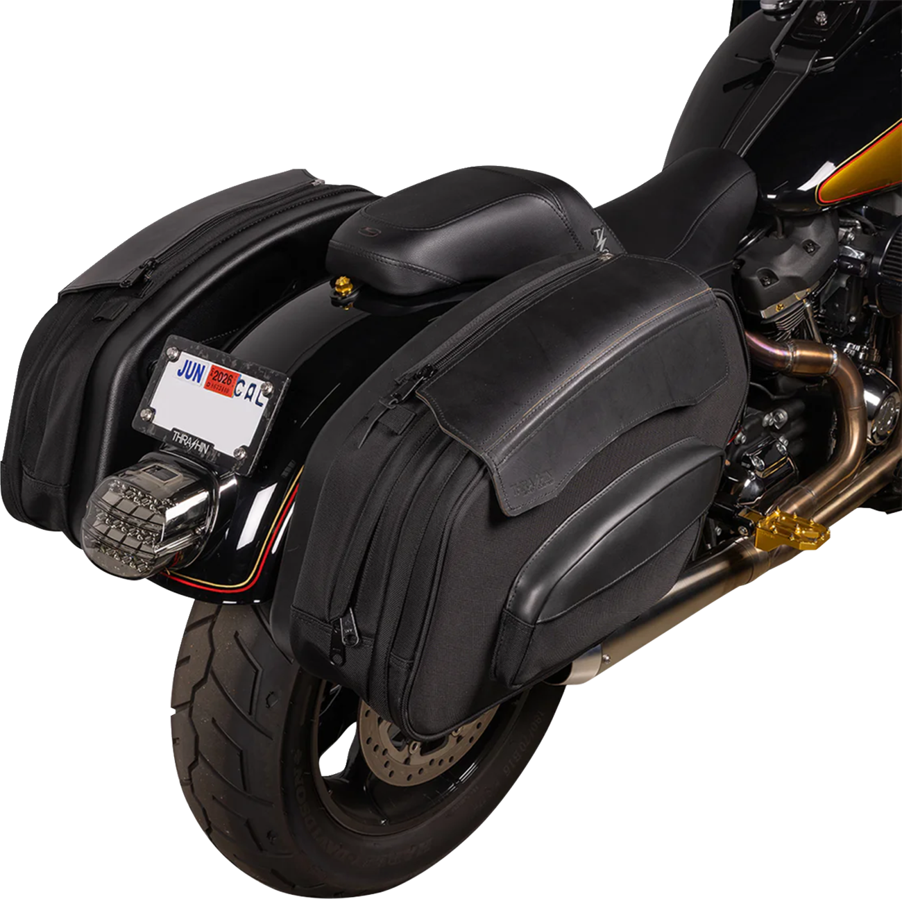 Thrashin Supply CO. Sport Saddlebags - Quick Detach - 60 Liter