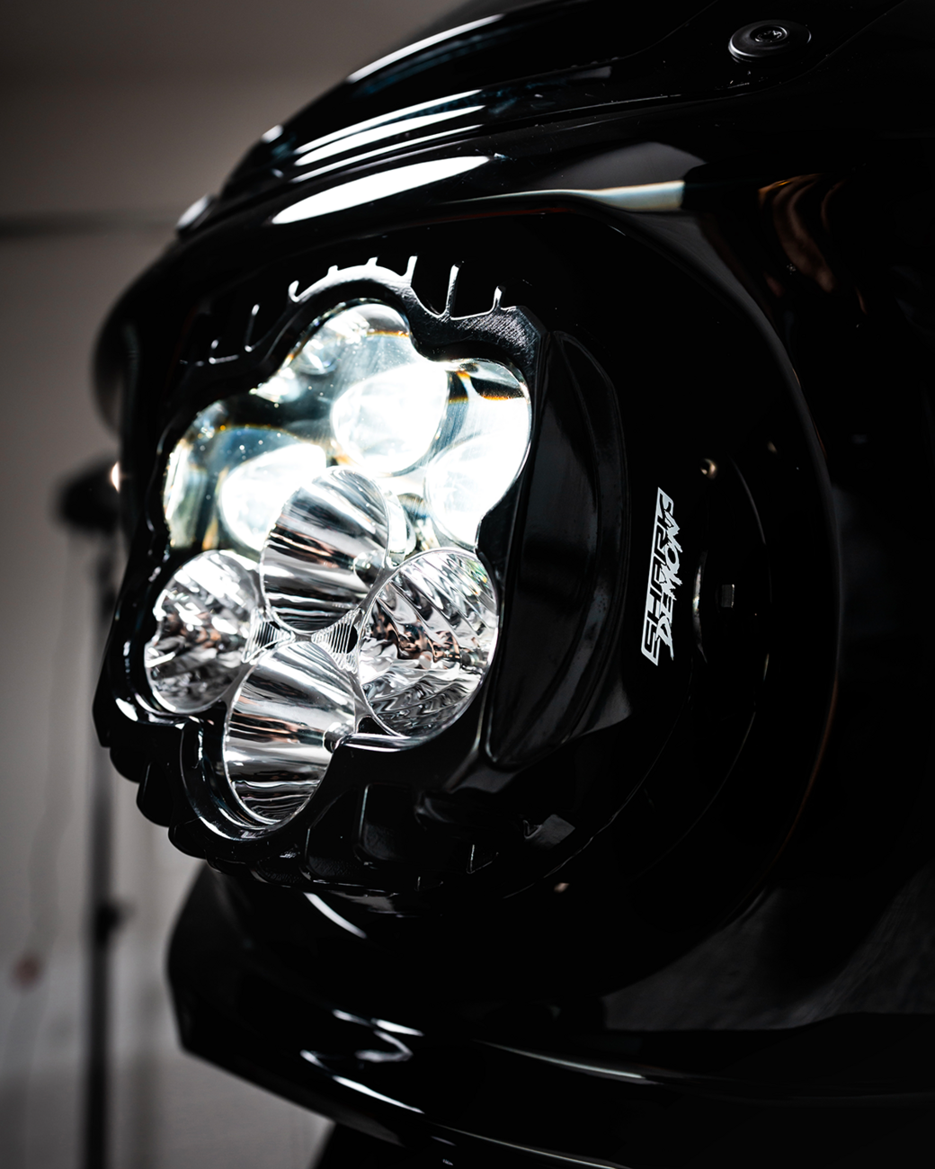 Custom Dynamics Shark Demon® 2 Headlight - Low Rider ST
